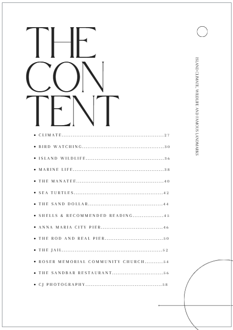 Contents page 2 snapshot