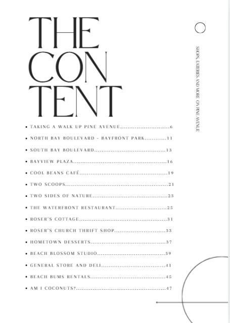 Book 2 contents snapshot