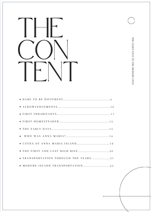 Contents page 1 snapshot